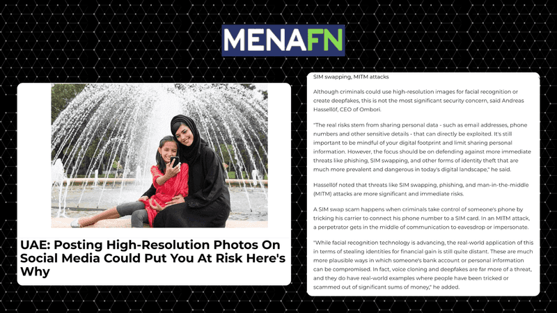 UAE: Posting High-Resolution Photos On Social Media Could Put You At Risk Here's Why