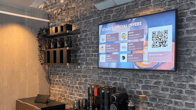 digital menu board price